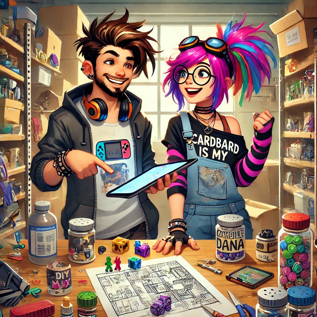 Sensational DIY Games with Dana and Max #1: From Paris with Chaos