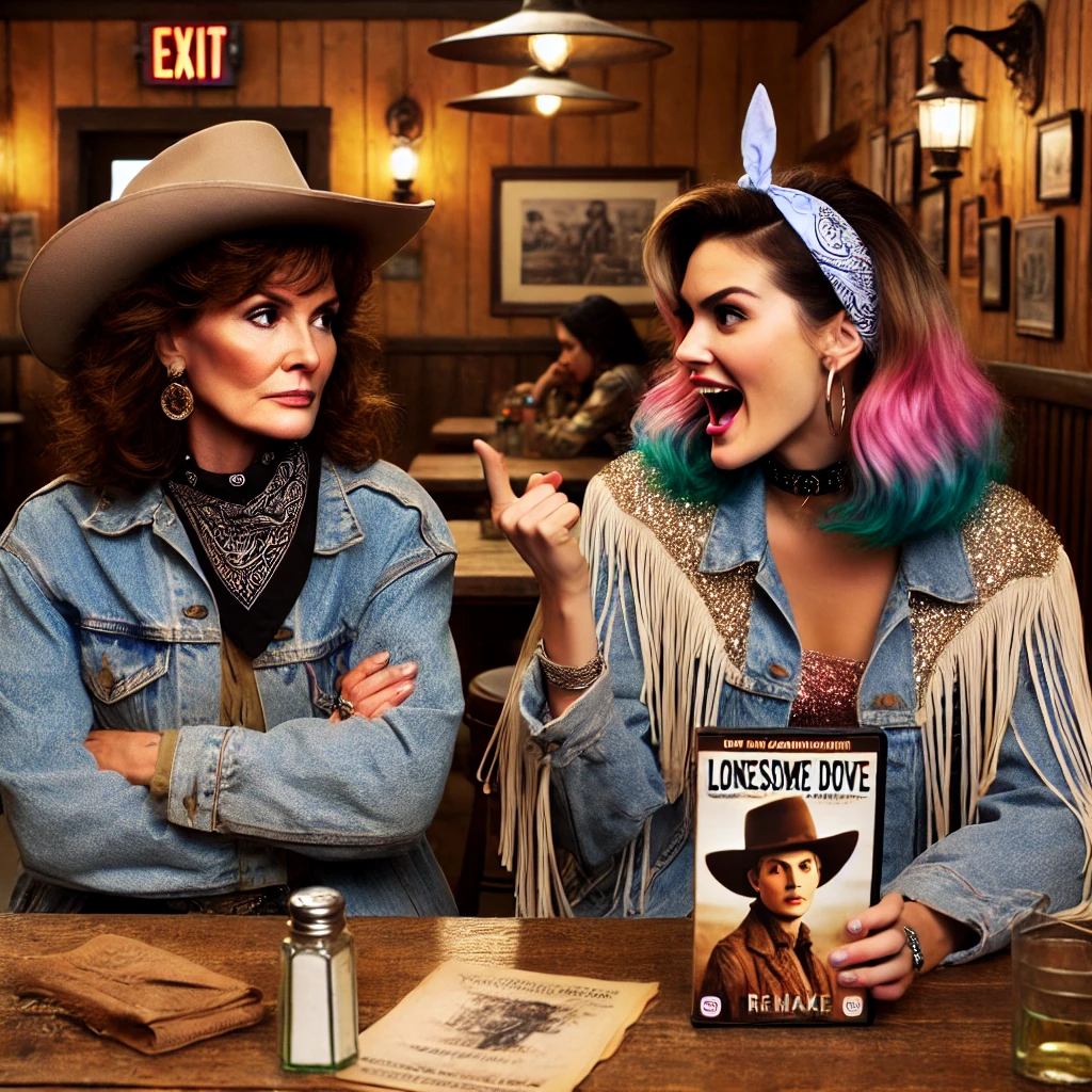 Sandy vs Polly debate Lonesome Dove remake